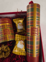 Festive Set γούρι Green Horse 2026 με γκοφρετάκια