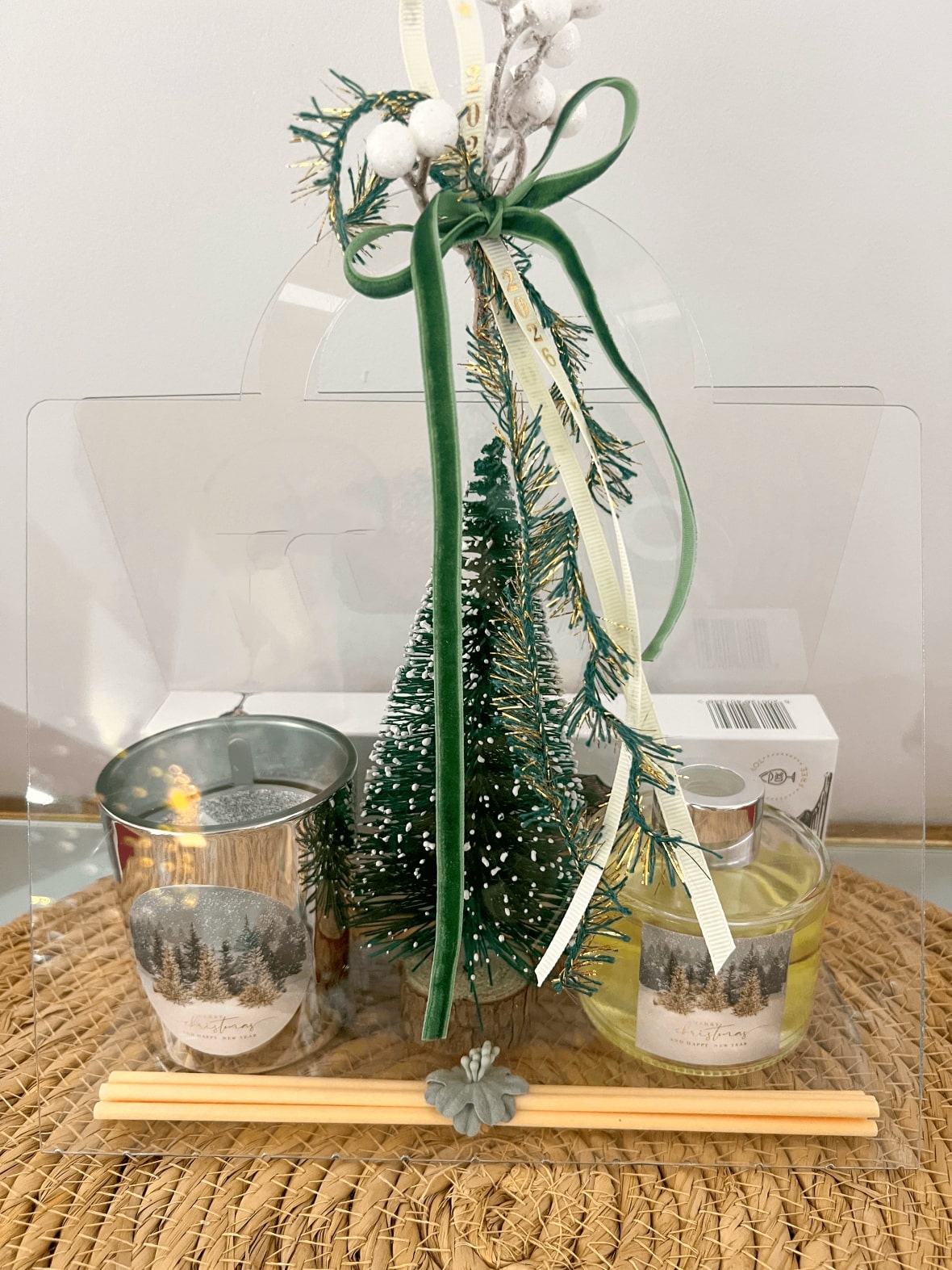 Christmas tree with candles ideal for Christmas gift
