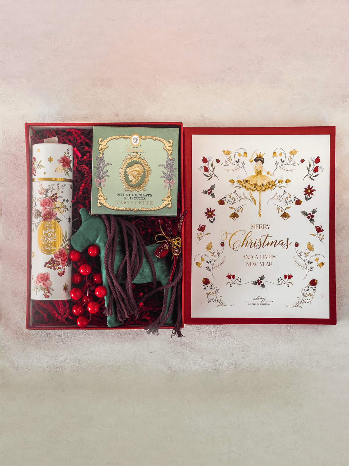 Festive Set γούρι 2026 Green Horse και Μπαλαρινα